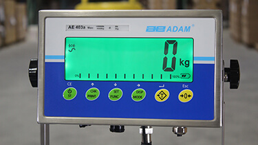 Once Configured the Weight Value Will Show on the Platform