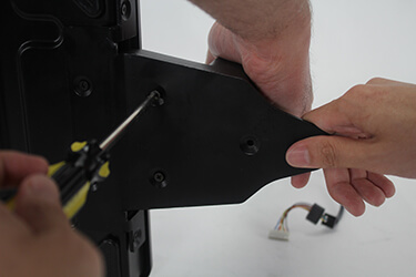 Screw Remaining Mid-screw into Black Metal Support