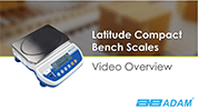 Overview: Adam Equipment Latitude Bench Scale
