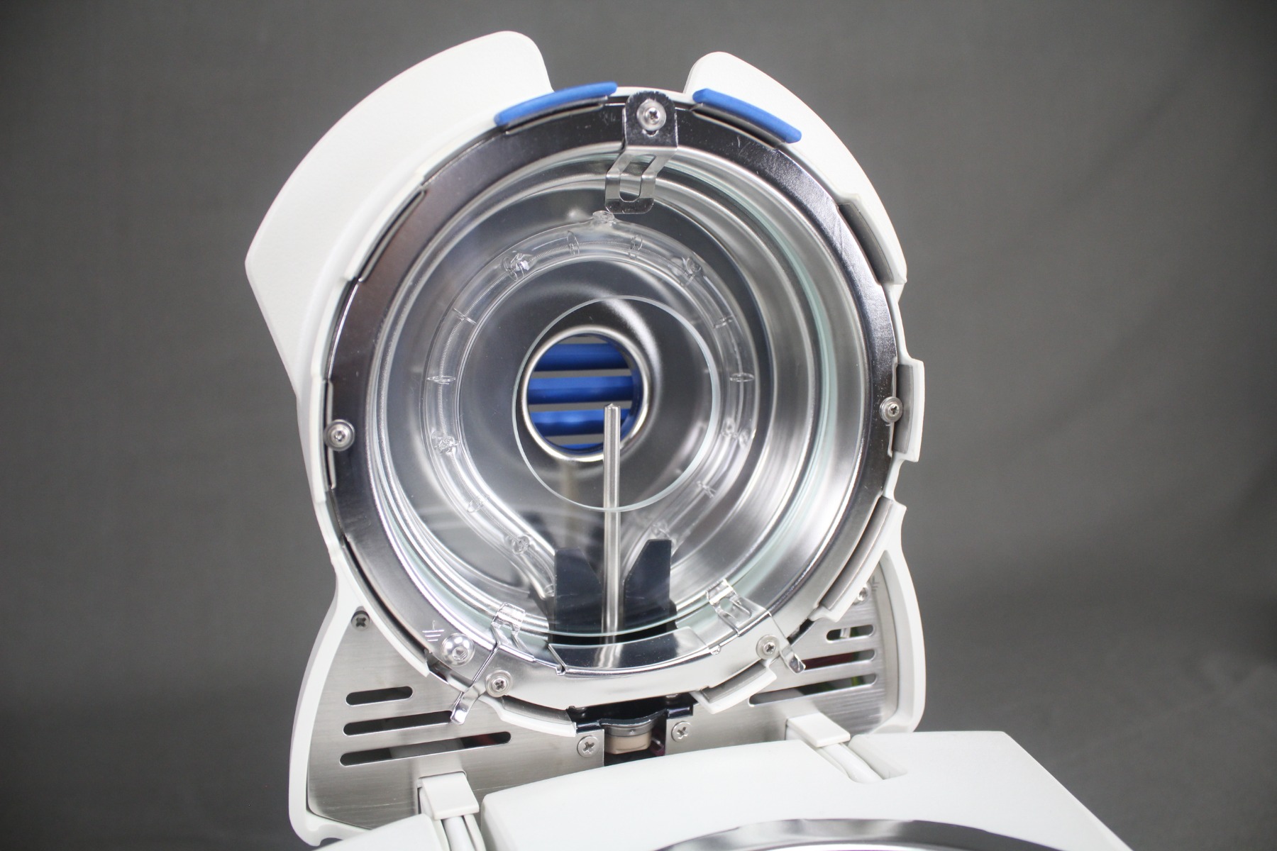 Adam Equipment PMB Moisture Analysers - Moisture balance fast heating shown lid open powered by 400w halogen bulb